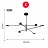 Светодиодная люстра в скандинавском стиле MOTVIKT фото 10