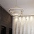 Люстра Roll&Hill Halo Chandelier 4 Rings 100 см  Черный фото 4