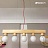 Подвесной светильник LOFT Wooden Lighting Line Pendant 3 плафона  фото 7