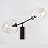 Бра Lindsey Adelman Bubble Sconce Серый Черный фото 2