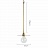 Halo Gold pendant lamp фото 3