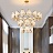 Люстра Ritz Crystall Leaf Chandelier 6 плафонов Серебро (Хром) фото 14