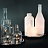 Светильник настольный Innerspace Black Chrome Bottles фото 3