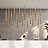 Flute Lineal Chandelier 4 плафона  фото 4