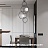 Дизайнерский светильник Zoe Suspension Venicem Suspension Lamp 2 плафон Черный фото 8