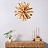 Loft Wooden Sputnik 75 см  Каштановый фото 11