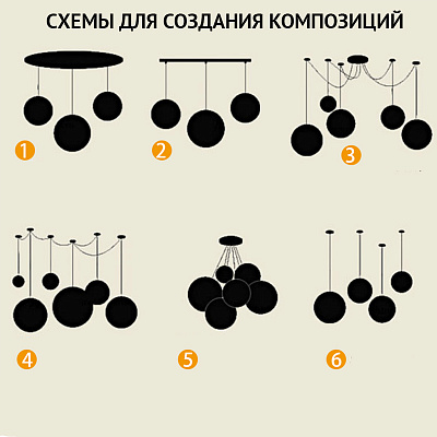 Светильник Selene Copper 25 см    фото 1