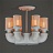 Loft Pipe Chandelier фото 4