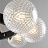 Серия люстр с шарообразными ребристыми плафонами из стекла и светодиодным диском в центре GIANTS фото 4
