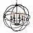 Restoration Hardware Foucault's Orb Smoke 35 см   фото 2