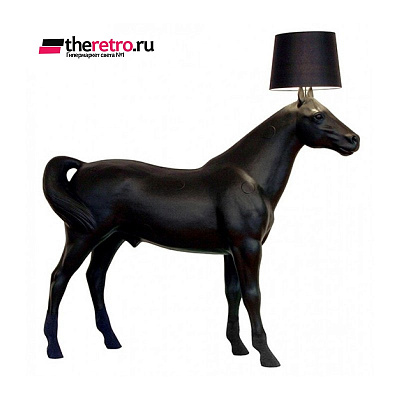 Moooi Horse Lamp Черный 190 см  Матовый  фото 1