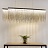 Metall Rain Line Chandelier фото 10